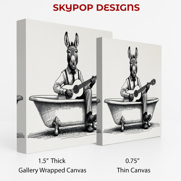 Donkey Guitar Art - View 2