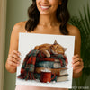 Cat Book Art - View 3