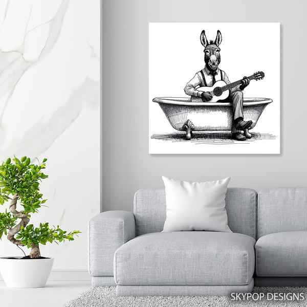 Donkey Guitar Art - View 5