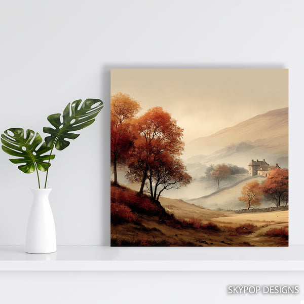 Autumn Valley Farmhouse Art - View 5