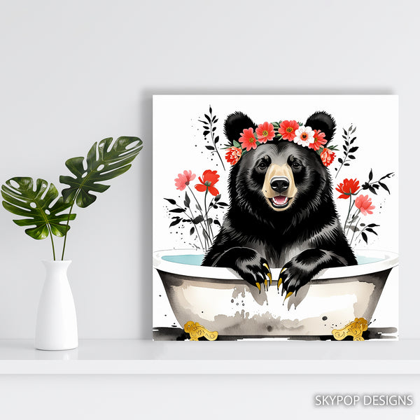 Bear Bathtub Art - View 5