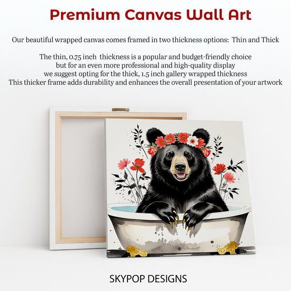 Bear Bathtub Art - View 6