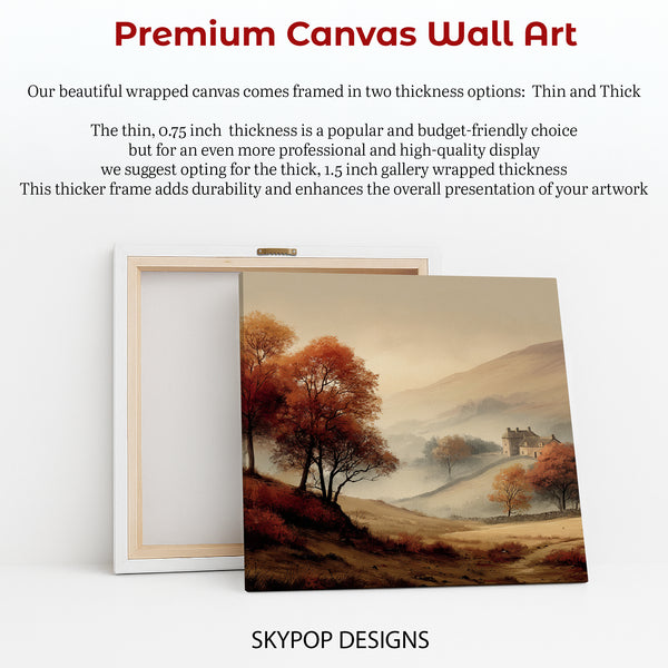 Autumn Valley Farmhouse Art - View 6
