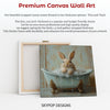 Bunny Bath Time Art - View 6