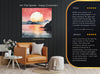 Serene Sunset Mountain Lake Art - View 8