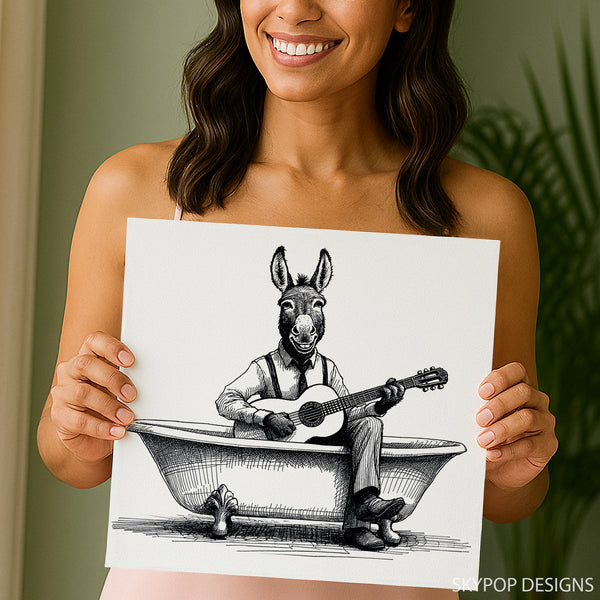Donkey Guitar Art - View 9