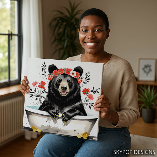 Bear Bathtub Art - View 9