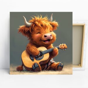 Highland Cow Art