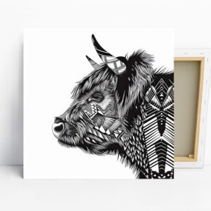 Highland Cow Art