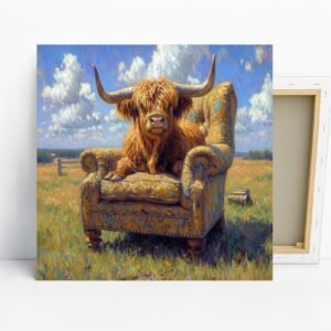Highland Cow Art