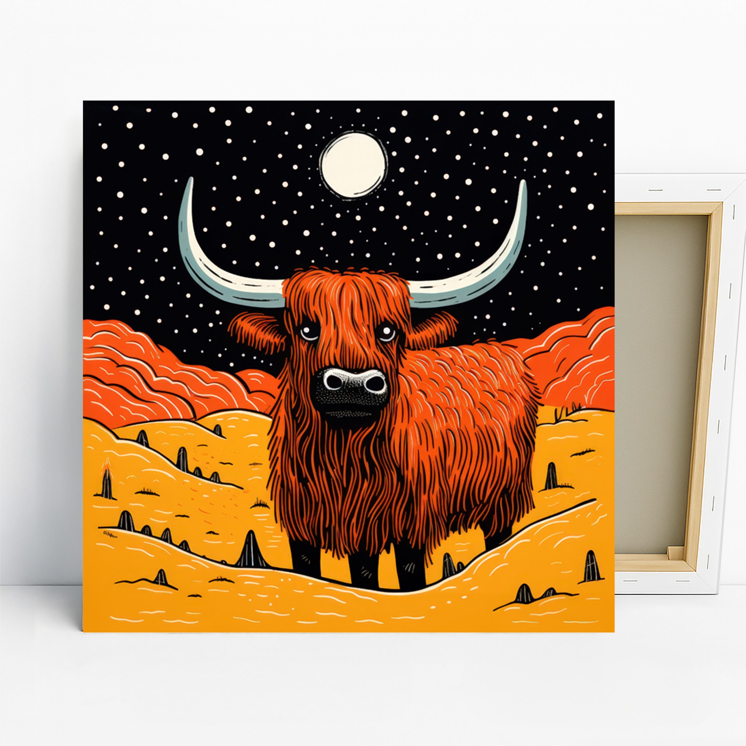 1.jpg Highland Cow Art