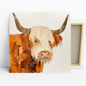 Highland Cow Art
