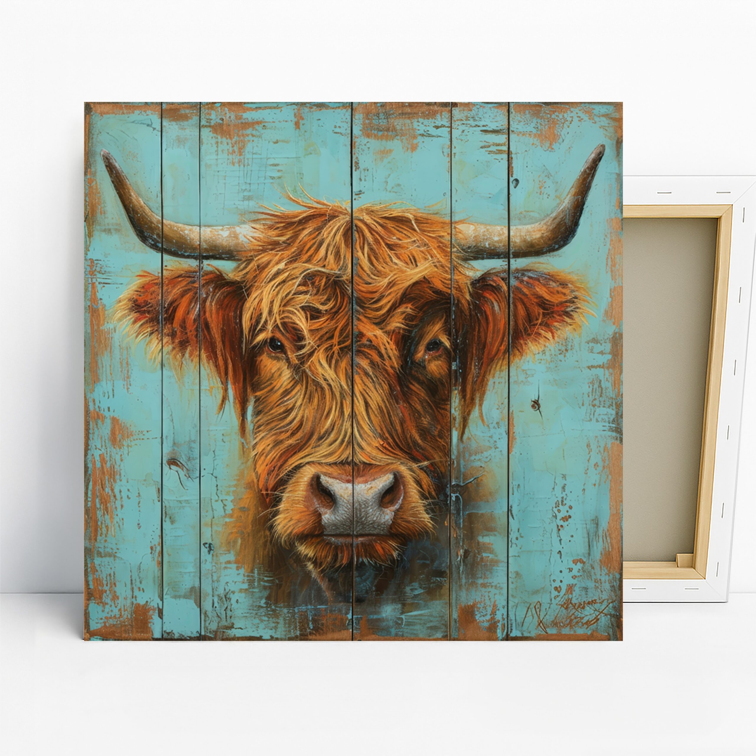 1.jpg Highland Cow Art