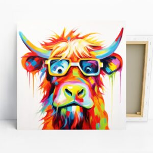 Highland Cow Art