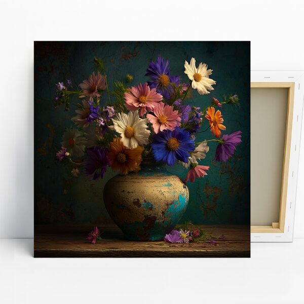Cosmos Bouquet Art