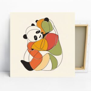 Panda Mama Hug Art