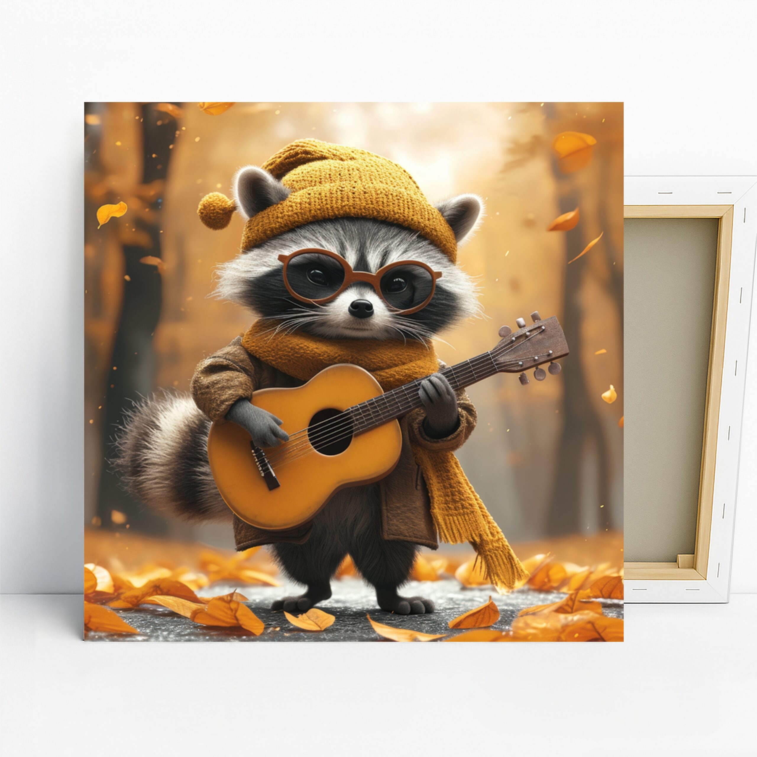 1.jpg Raccoon Guitar Art