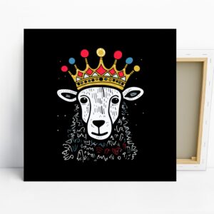 Crowned Sheep Art