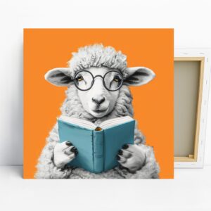Sheep Reading Art