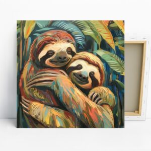 Sloth Hug Art