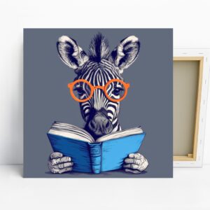 Zebra Reads Art