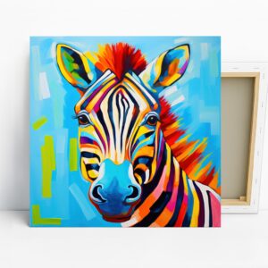 Zebra Splash Art