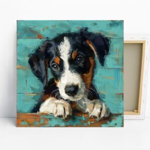 Bernese Mountain Dog Puppy Art