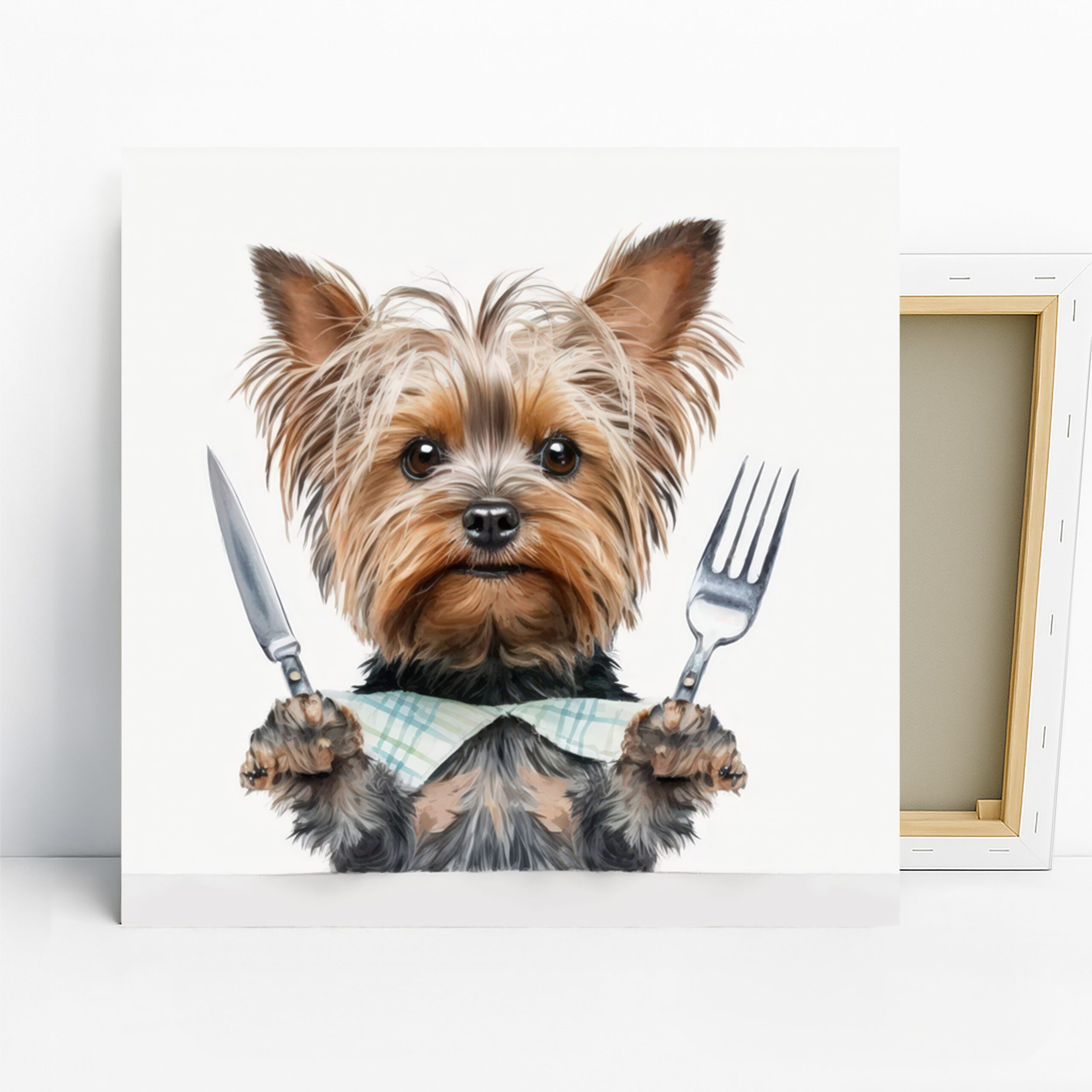 1.jpg Yorkshire Terrier Dinner Art