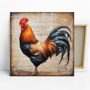 Vintage Rooster Art