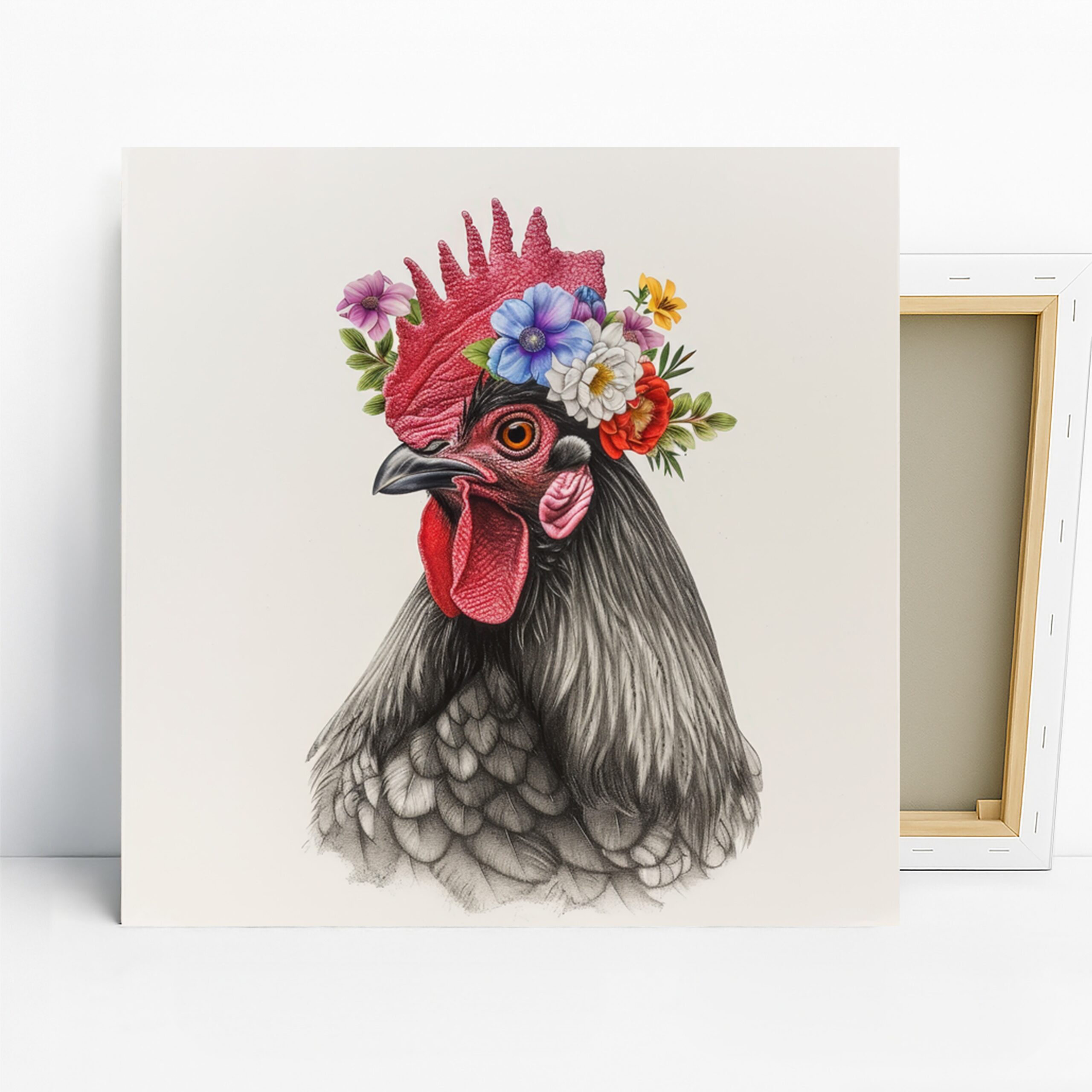 1.jpg Rooster Flower Crown Art
