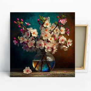 Cherry Blossom Vase Art