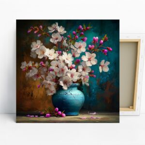 Cherry Blossom Vase Art