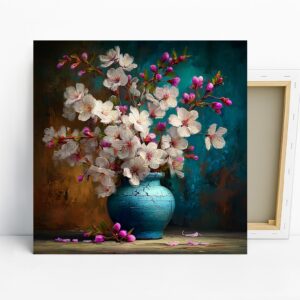 Cherry Blossom Vase Art