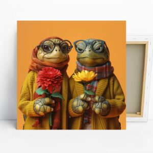 Turtle Couple Art