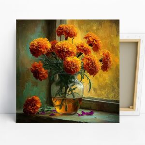 Marigold Bouquet Art