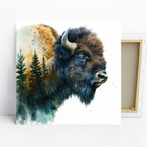 Bison Wilderness Art
