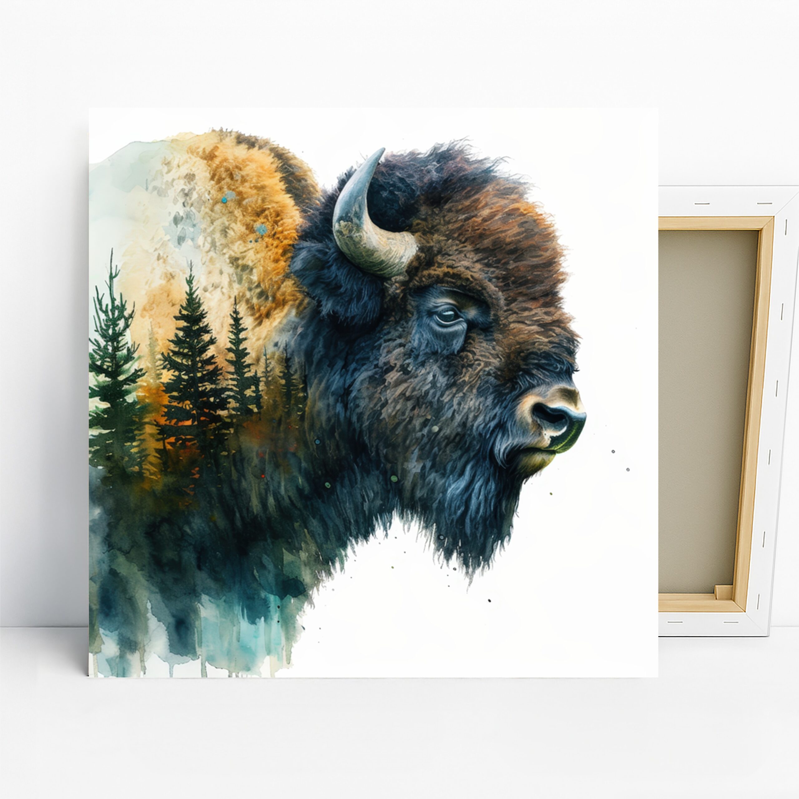 1.jpg Bison Wilderness Art