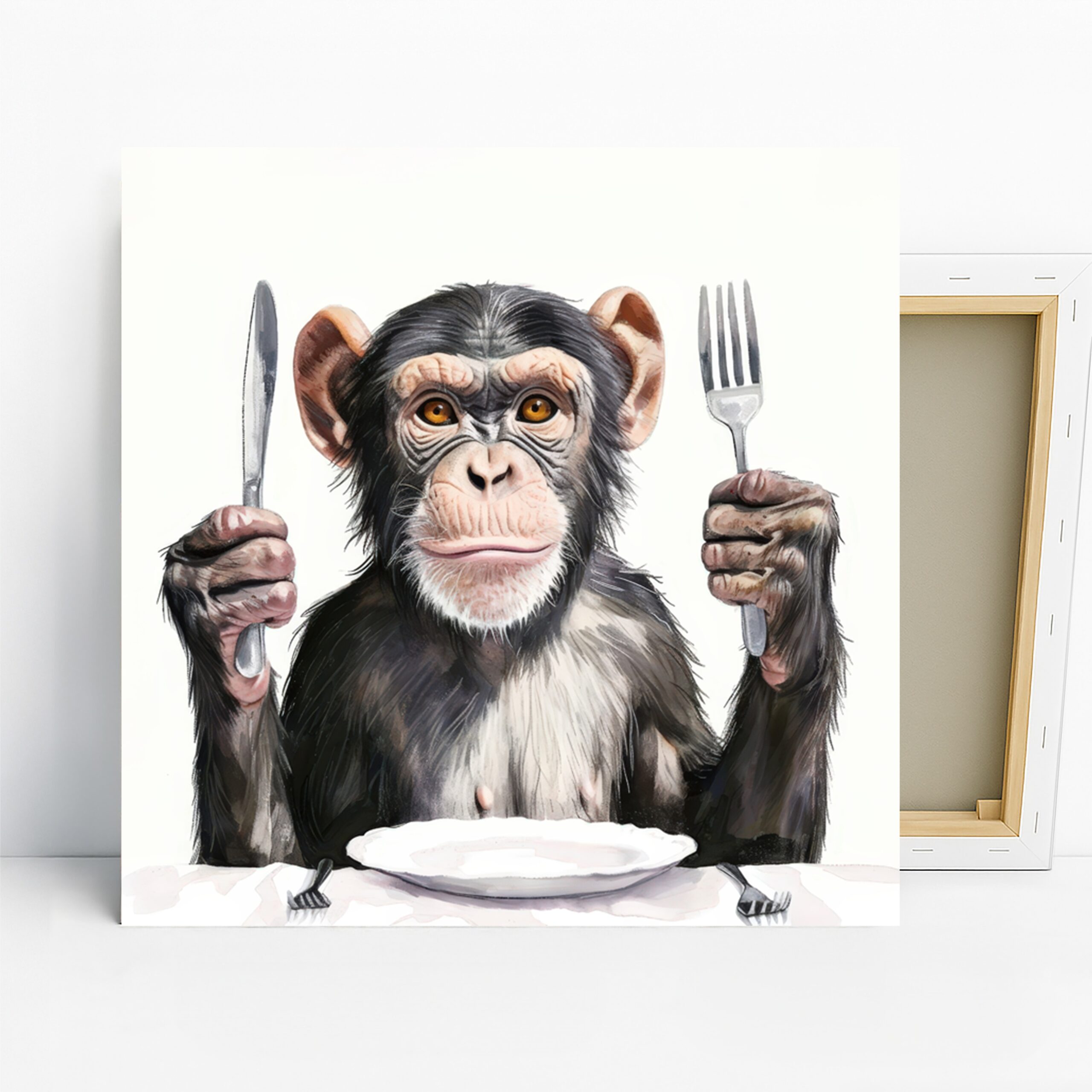 1.jpg Chimpanzee Art