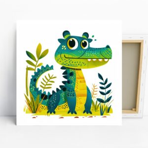 Friendly Crocodile Art