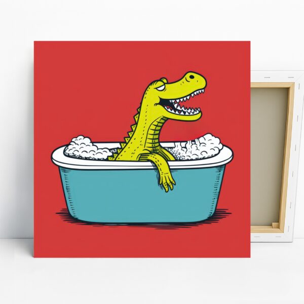 Crocodile Bath Art