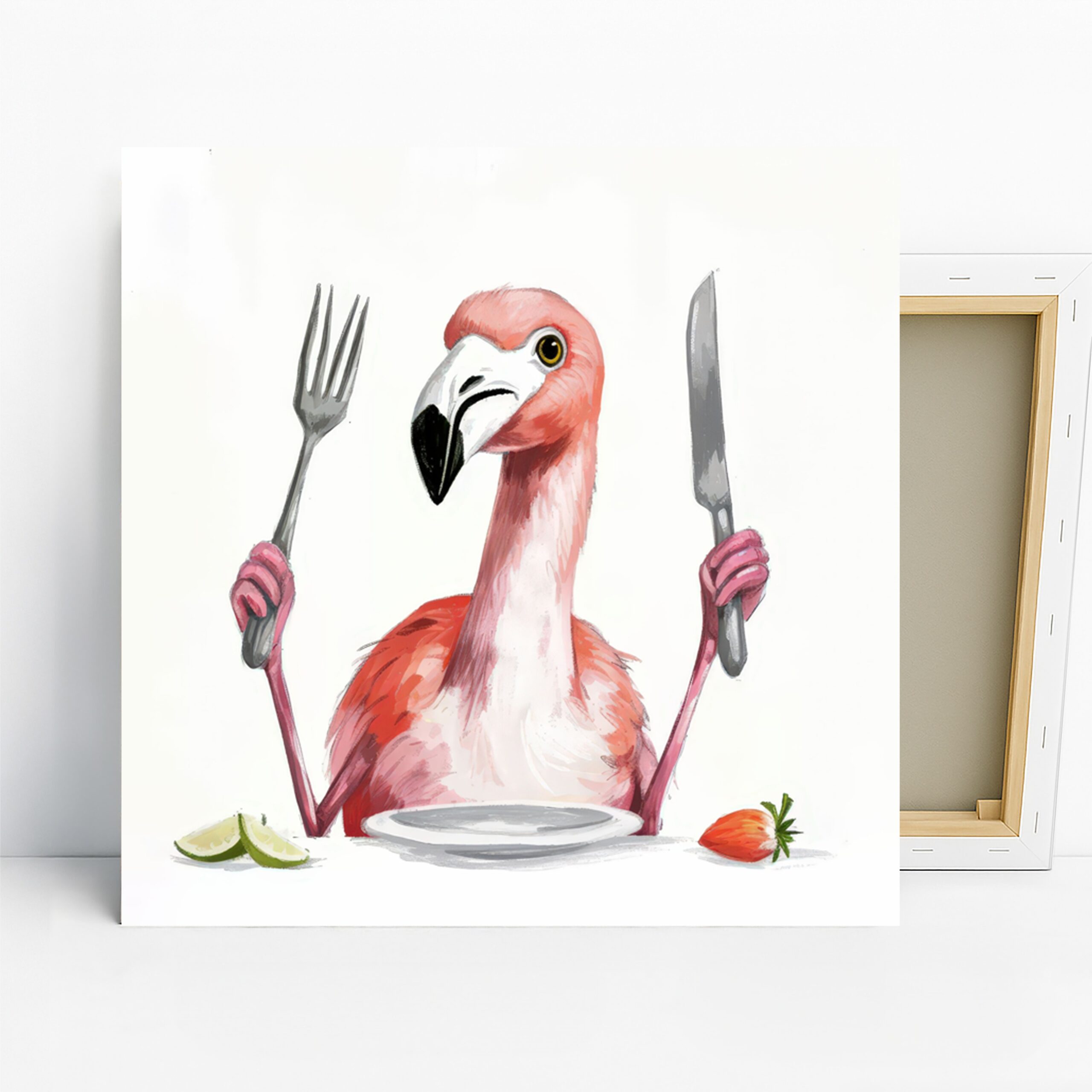 1.jpg Flamingo Dinner Party Art