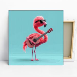 Flamingo Jam Session Art