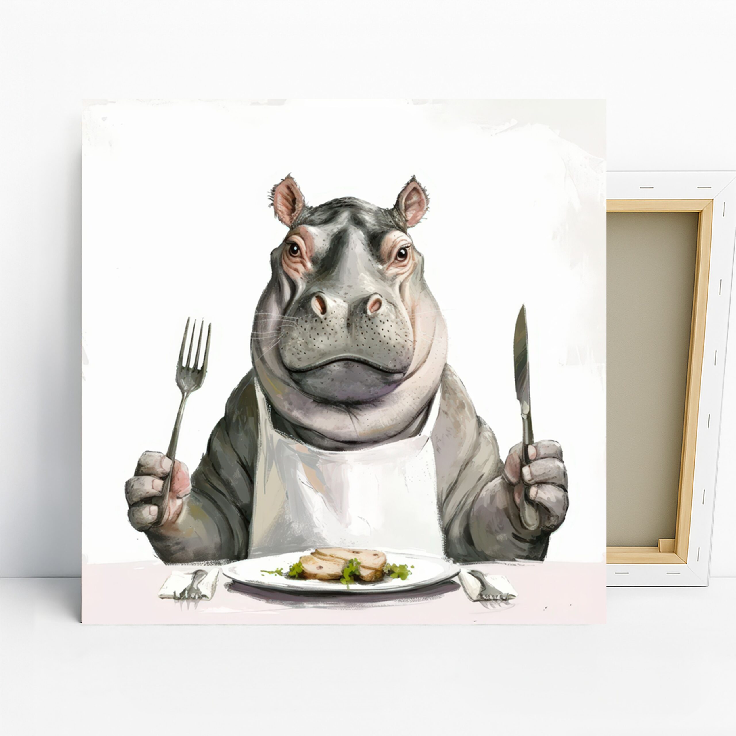 1.jpg Hippopotamus Art