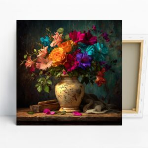 Vibrant Floral Still Life Art