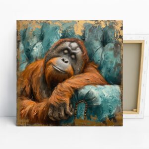 Orangutan Portrait Art