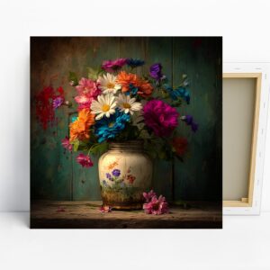 Rustic Floral Arrangement Art
