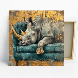 Rhino Relaxation Art