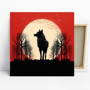 Wolf Moon Art