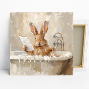 Bunny Bath Art