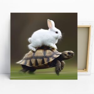 Bunny Tortoise Art